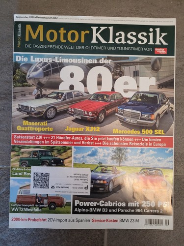 Motor klassik 2020 - motor, 09/2020