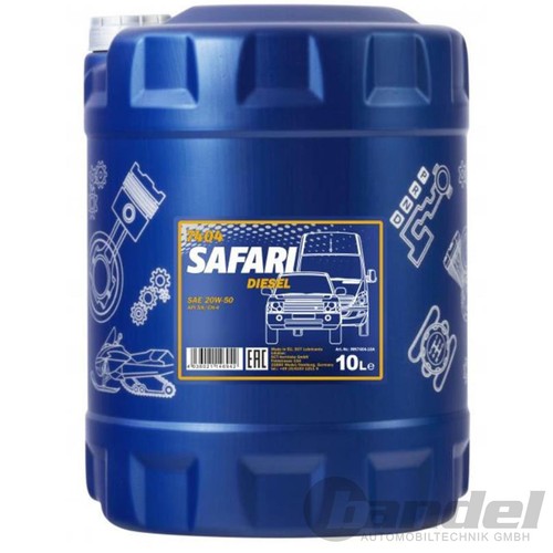 10l mannol safari 20w - safari, 20w-50